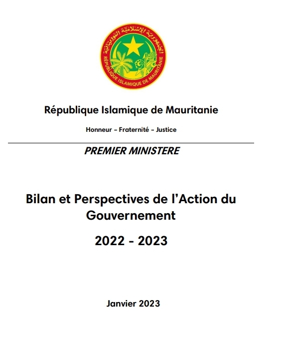 Bilan et Prespectives de l'action du Gouvernement 2022-2023